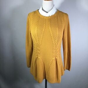 Peplum hem sweater